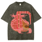 Abstract Lizard Print T-Shirts