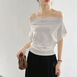 Maxim Off the Shoulder Boat Neck Top