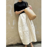 Fatima Jacquard Maxi Balloon Skirt