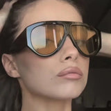 Polina Oversized Shield Sunglasses