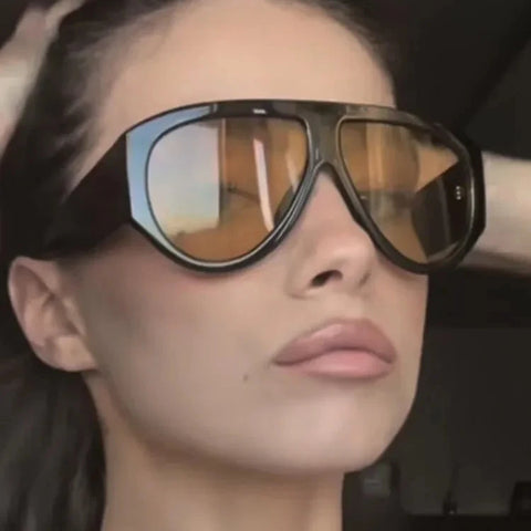 Polina Oversized Shield Sunglasses