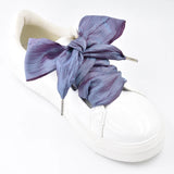 Ombre Wide Silk Bow Shoelaces