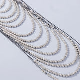 Francis Beaded Waterfall Bib Necklace