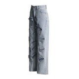 Aleki Tulip Flower Applique Jeans