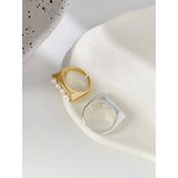 Pearl Pea Pods Rings - Gold or Silver