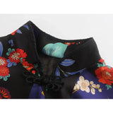 Mei Vintage Chinese Cheongsam Mini Dress