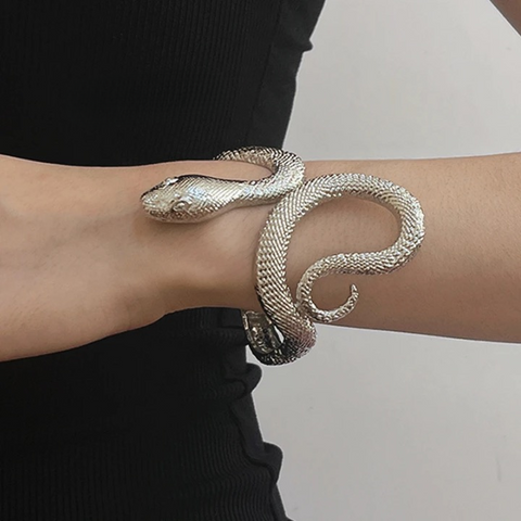 Kerttu Snake Coil Cuff Bracelets