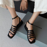 Emel Circle Strappy Sandals