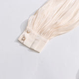 Heran Pleated Tie-Waist Chiffon Dress