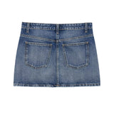Hila Chic Side Button Mini Denim Skirt
