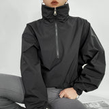 Gesine Funnel Neck Cropped Sport Jacket
