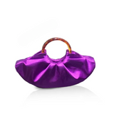Mila Ruched Round Handle Dumpling Bags