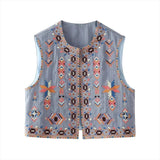 Melati Folk Embroidery Vest