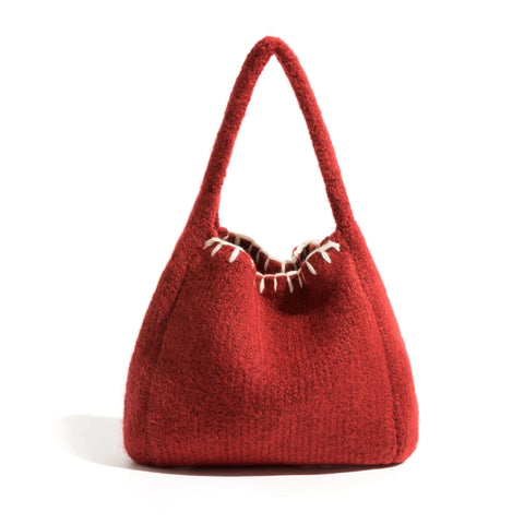 Marie Wool Knit Totes - 7 Colors