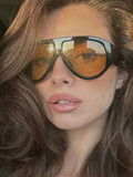 Polina Oversized Shield Sunglasses