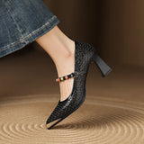 Veronica Perforated MaryJane Pump