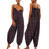 Shona Empire Spaghetti Strap Babydoll Jumpsuits