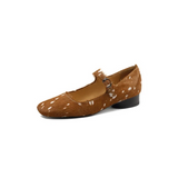 Calisto Ponyhair Maryjane Ballet Flats