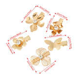 Amanda Rhinestone Flower Hairpins- 4PCS