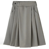 Maya Irregular Pleated Skorts