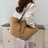 Emery Woven Straw Basket Totes