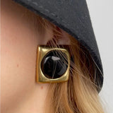 Kay Retro Square Stud Earrings