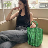 Rubie Metallic Wove Tote Bag