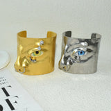 Muro Face Figure Cuff Bracelet