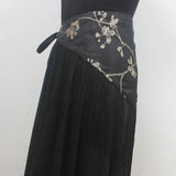 Silk Embroidery Tassel Cummerbund Belt