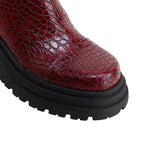 Fien Croco Lug Chelsea Boots