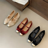 Tierry Cap Toe Ruched Velvet Ballet Pumps