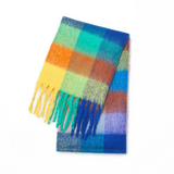 Lilith Plaid Cashmere Wool Scarves