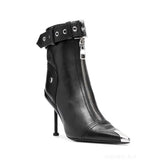 Quinn Biker Ankle Boots