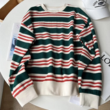 Casa Multi Striped Cotton Sweatshirts