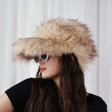 Anouk Luxe Faux Fur Baseball Hat