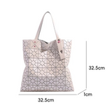 Celeste Geometric Tile Tote Bag