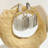 Louisa Golden Fringe Tassel Earrings