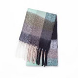 Lilith Plaid Cashmere Wool Scarves