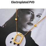 Aurelia Floating Crystal Perfume Bottle Necklace