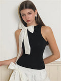 Nadine Elegant Big Bow Bodysuit