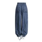 Caelan Denim Cargo Jogger Pants