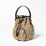 Rhona Nylon Quilted Mini Bucket Bag