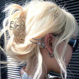 Punk Silver Fairy Hair Claw Ear Cuff