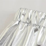 Sylvie Metallic Tiered Maxi Skirt