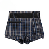 Ellka Plaid Hipster Micro Skorts 