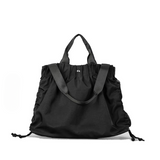 Edite Ruched Detail Nylon Tote