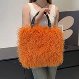 Margo Mongolian Faux Fur Tote Bag