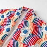 Lorie Retro Floral Quilted Cardigan Coat