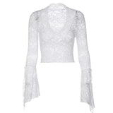 Sabrina Flare Sleeve Lace Top