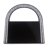 Addilyn Rhinestone Acrylic Box Evening Clutch